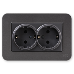 Radius İkili Topraklı Priz, Füme