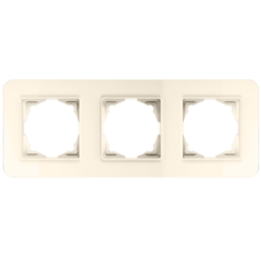 Radius Üçlü Çerçeve, Krem